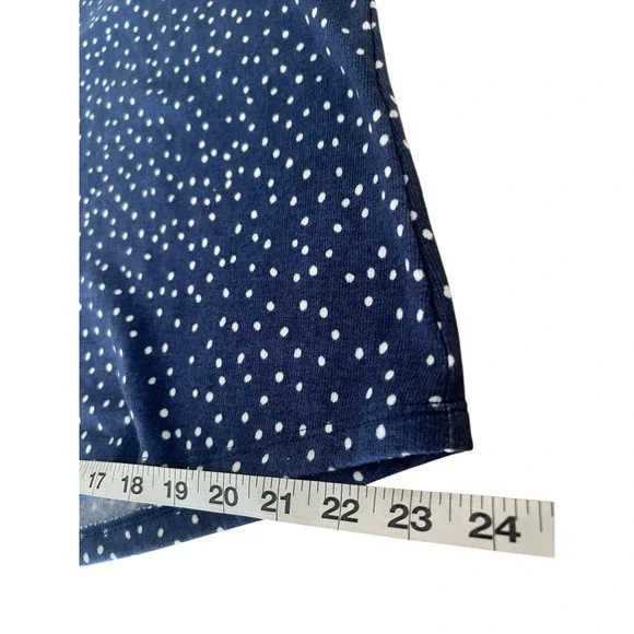 Live Love Lounge by Karen Neuburger Women's XXL‎ Soft Blue White Dot Tank Top - Picture 3 of 8